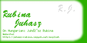 rubina juhasz business card
